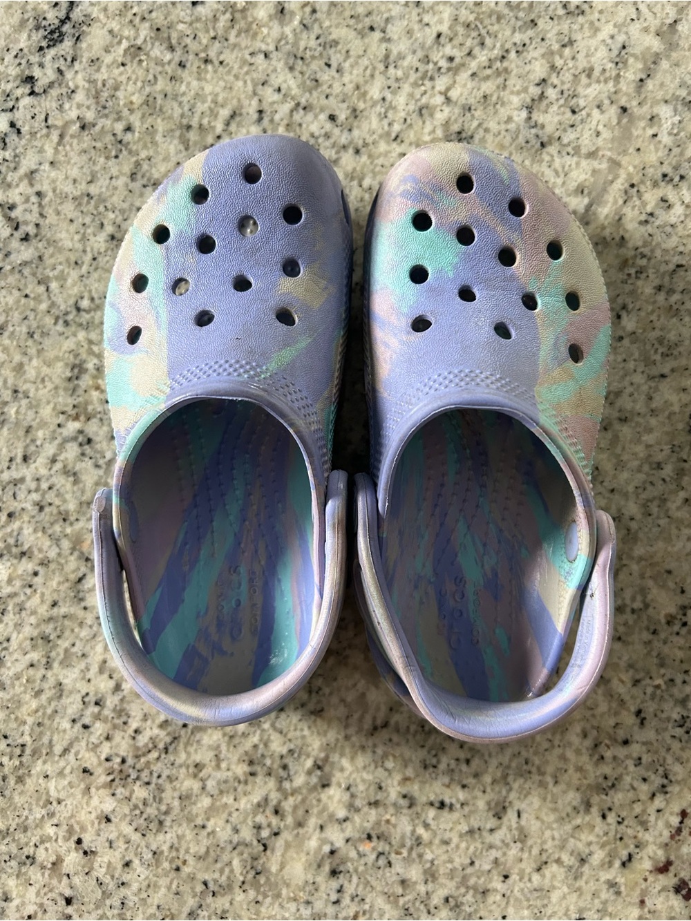 CROCS Kids Classic Clog in Pastel blue Multicolor